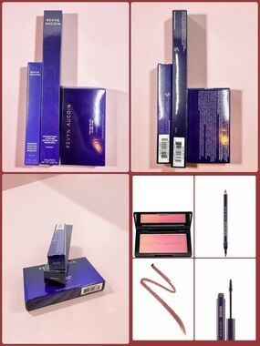 Kevyn Aucoin Makeup Set — Neo Blush + Eye Pencil + Black Mascara BNIB NWT Sealed